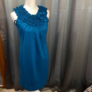 Dress size 6 AA studio AA teal turquoise blue